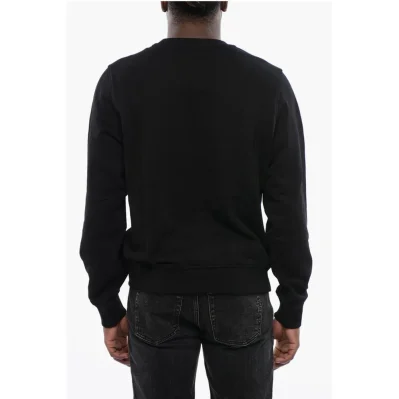 Brushed Cotton S-GINN LOGO E17 Crew-neck Sweatshirt