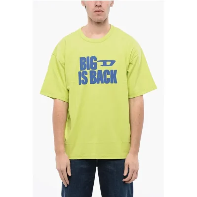 RED TAG Crew-Neck T-shirt T-BOXT-BACK with Embossed Print