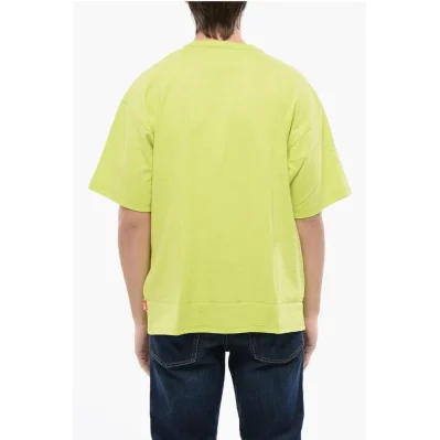 RED TAG Crew-Neck T-shirt T-BOXT-BACK with Embossed Print