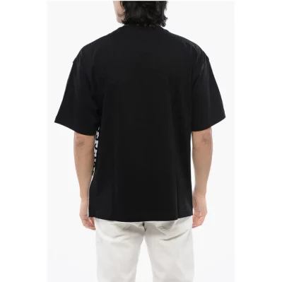 RED TAG Two-Tone T-NABEL-M5 Crew-neck T-Shirt with Contrasti