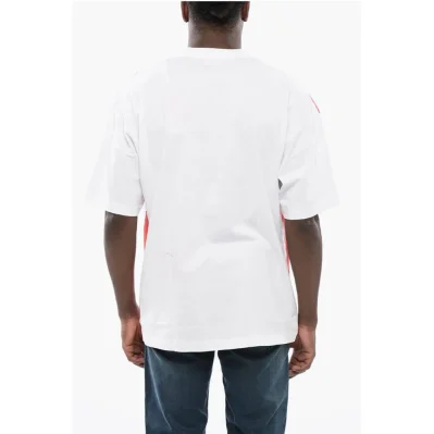 Crew-neck T-NABEL-M5 T-shirt with Maxi Frontal Logo