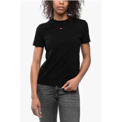 RED TAG Solid Color T-REG-MICRODIV Crew-neck T-Shirt