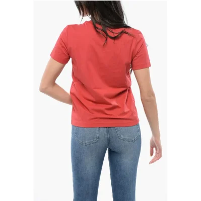 Cotton T-REG-MICRODIV Crew-neck T-shirt