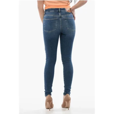 Mid Waist 2017 SLANDY Super Skinny Fit Jeans 12cm L32
