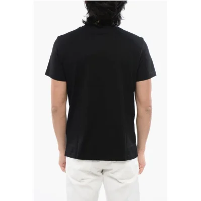 Front Printed T-DIEGOR-K48 Crew-neck T-Shirt
