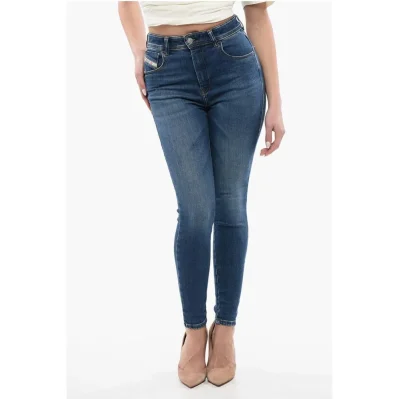 High Waisted Stretch Denim SLANDY Jeans 11cm L.32