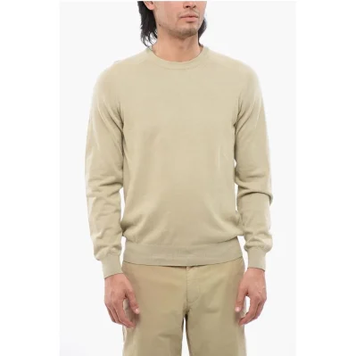 Linen Blend Crewneck Sweater