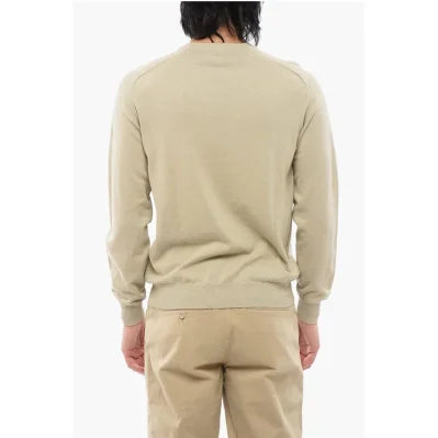 Linen Blend Crewneck Sweater