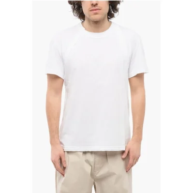 Crew Neck BRACES Cotton T-Shirt