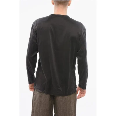 Long Sleeved Pajama Top With Buttons