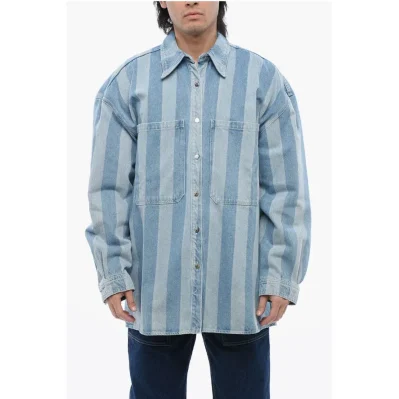Awning Striped Denim BEAUX Jacket