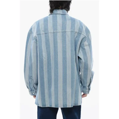 Awning Striped Denim BEAUX Jacket