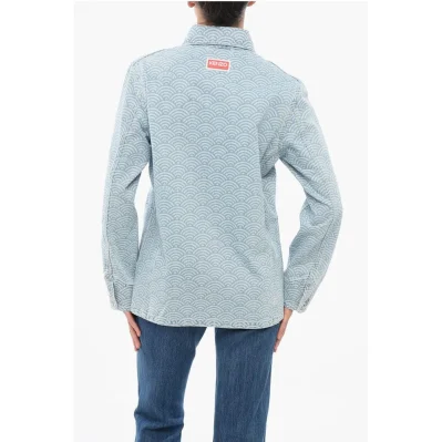 Seigaiha Denim Shirt
