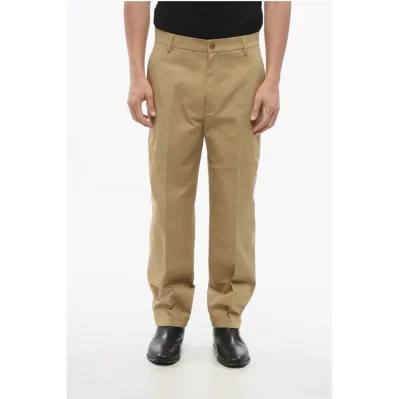 Cotton Chinos Pants with Belt Loops