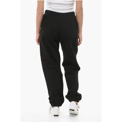 Brushed Cotton Sweatpants with Cuffs