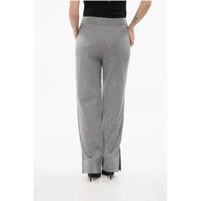 Single-pleated Virgin Wool Blend Pants