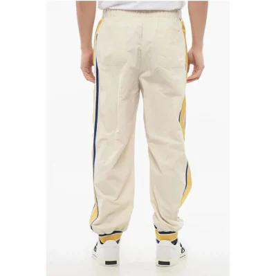 Nylon I FEEL GUCCI Joggers with Side Contrasting Bands