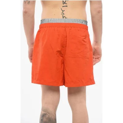 Swimshorts with Double-layered Detail