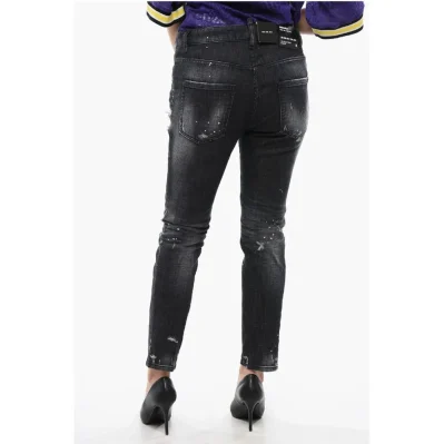 Distressed Cool Girl Fit Denims 15cm