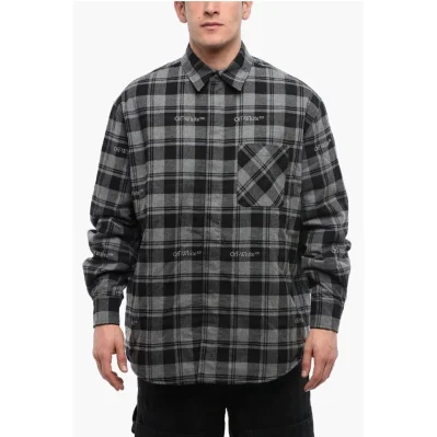 Checkered Lined Flannel Overshirt