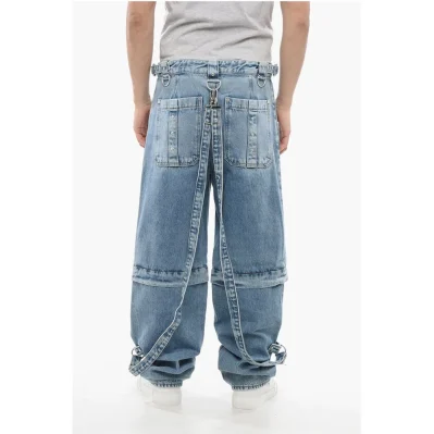 Utility Fit Denims with Modular Design 23cm