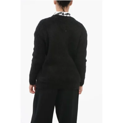 Alpaca Blend Cardigan with 2 Pockets