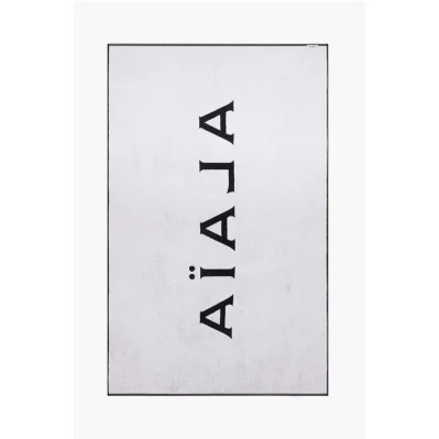 Terry Cotton Beach Towel with Contrasting Logo