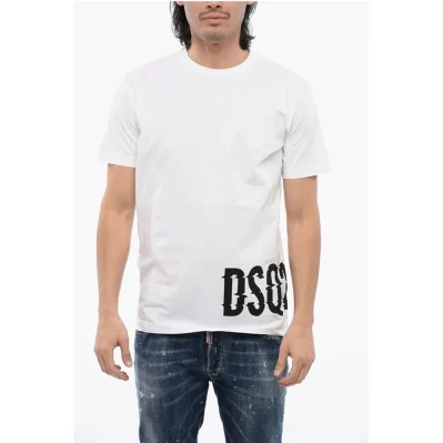 Cotton Cool Fit T-Shirt with Printed Logo