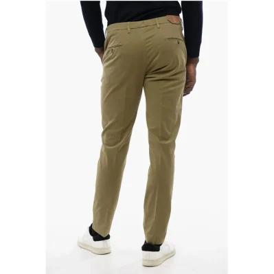 CC COLLECTION Cotton Blend Chinos Pants with Belt Loops