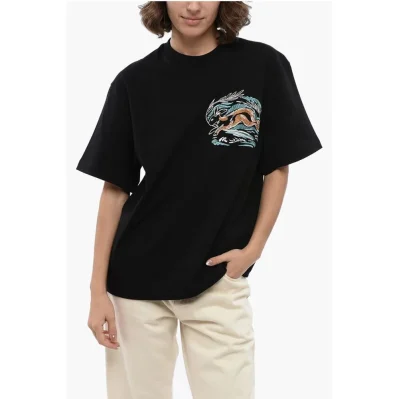 Crew Neck RABBIT Embroidered T-Shirt