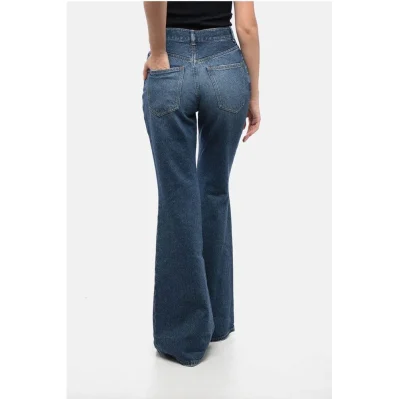 Cotton Flared Fit Denims 32cm