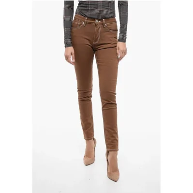 5 Pocket Stretch Cotton Skinny Fit Pants