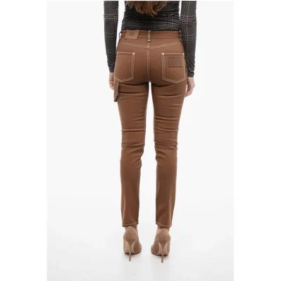 5 Pocket Stretch Cotton Skinny Fit Pants