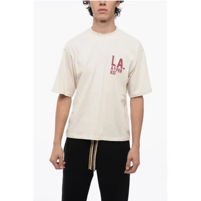 Cotton Crew-neck T-shirt witth Logo-print