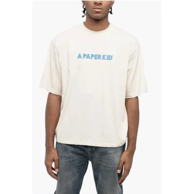 Cotton Crew-neck T-shirt witth Logo-print