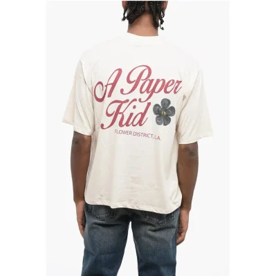 Cotton Crew-neck T-shirt witth Logo-print
