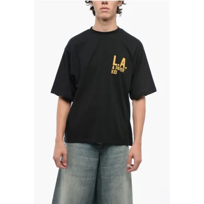 Cotton Crew-neck T-shirt witth Logo-print