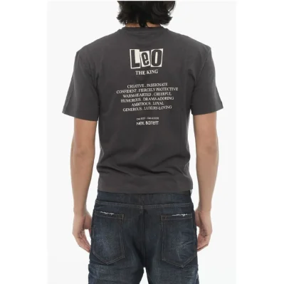 Printed ROCK BAND ZODIAC LEON Crew-neck T-Shirt