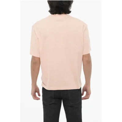 Slim Fit FAIRISLE THUNDERBOLT Crew-neck T-shirt with Top