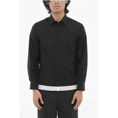 Loose Fit Casual Shirt with Contrast Details