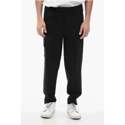 Virgin Wool Blend NATE Cargo Pants