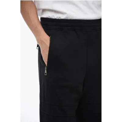 Cotton Blend MODERNIST Biker Sweatpants with Zipped Pockets