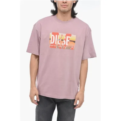 Distressed Effect Logo T-WASH-POFF-L1 T-shirt