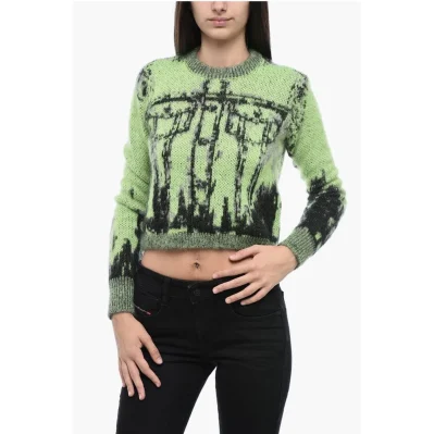 Inlay M-SYMI Pullover with Trompe L'Oeil