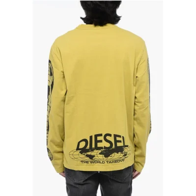Printed T-CRANE LS-L3 T-shirt