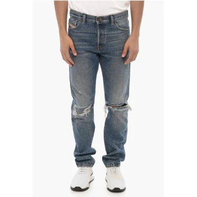 Mid Waist Slim Fit 1995 D-SARK Distressed Jeans 18cm
