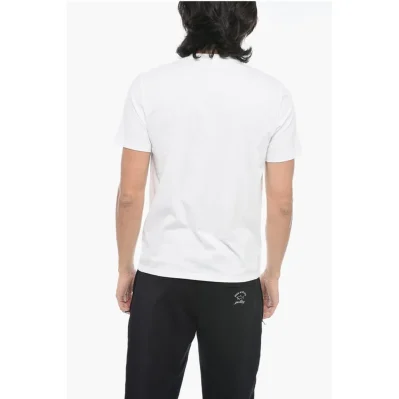 Round Neck T-Shirt with Logo Print
