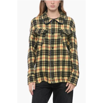 Tartan Checked Wool Overshirt