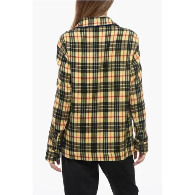 Tartan Checked Wool Overshirt