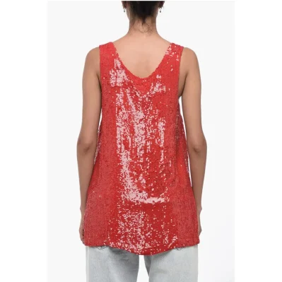 Sequined Tank Top